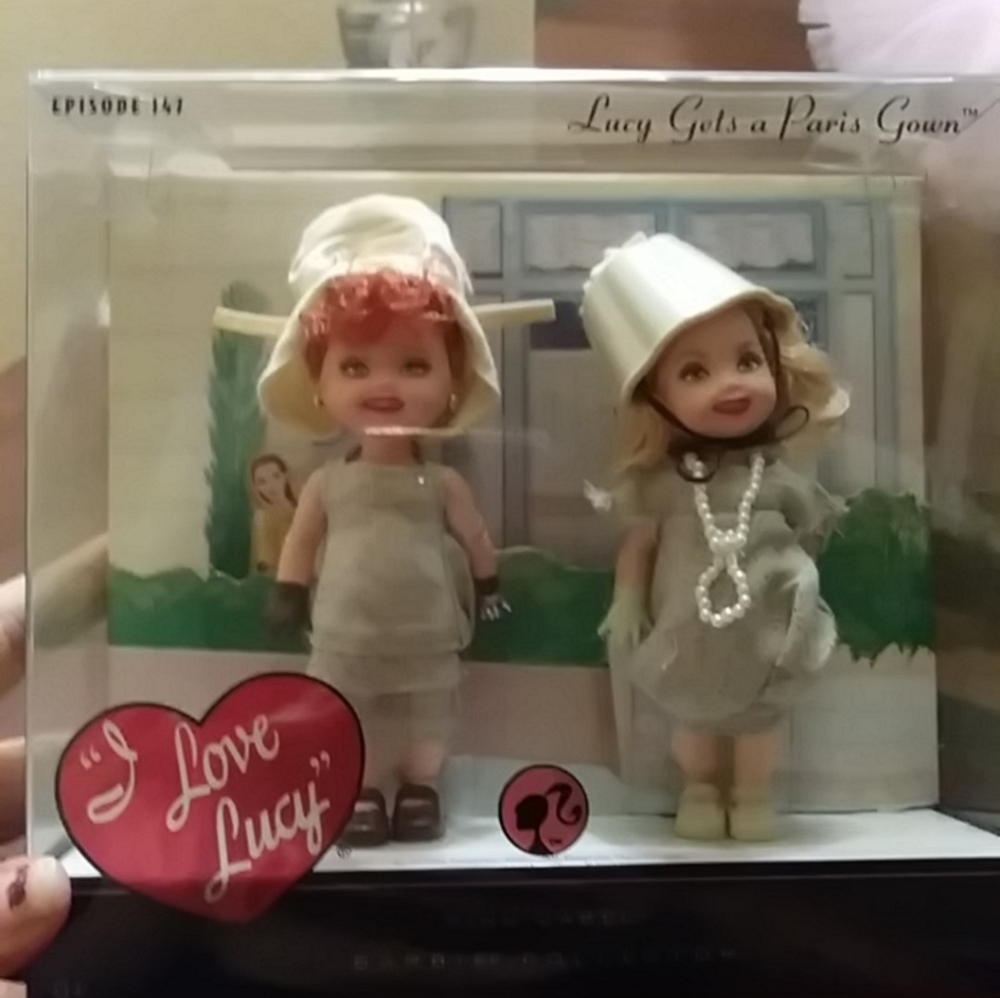 Mattel I Love Lucy Barbie dolls